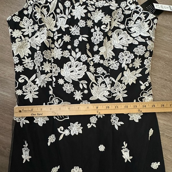 White House Black Market Dress Women's Size 10 Embroidered Floral Sheath NWT - Picture 9 of 14